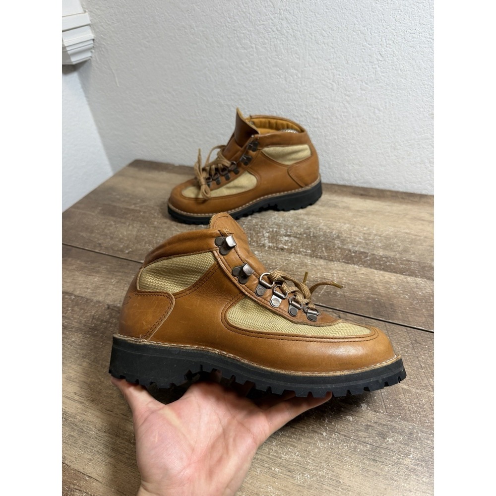DANNER FEATHER LIGHT REVIVAL Retro GTX HIKING HUNTING WORK BOOTS Mens Sz 7.5